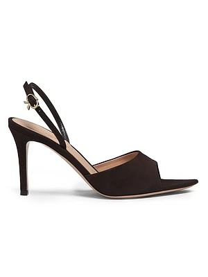 Camoscio 85MM Suede Slingback Pumps