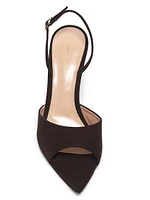 Camoscio 85MM Suede Slingback Pumps