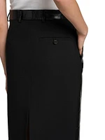 Croco Combo Midi-Skirt