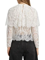 Lace Cape Top