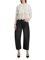 Lace Cape Top