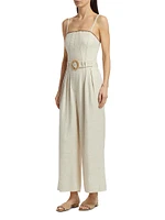 Nadia Belted Wide-Leg Jumpsuit