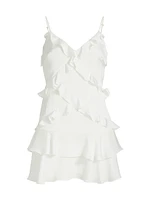 Maria Ruffled Tiered Minidress