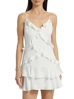 Maria Ruffled Tiered Minidress