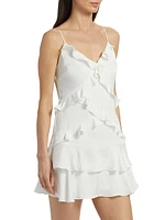 Maria Ruffled Tiered Minidress
