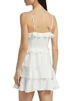 Maria Ruffled Tiered Minidress