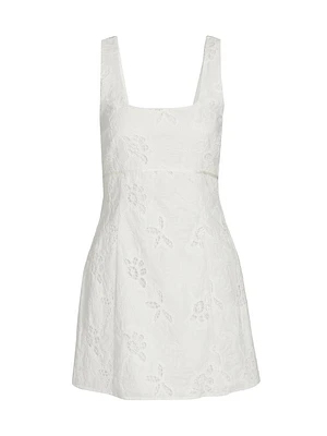 Amalia Eyelet Minidress