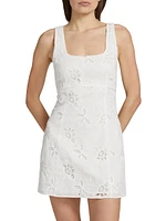 Amalia Eyelet Minidress