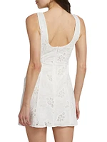 Amalia Eyelet Minidress