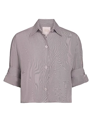 Next Ex Striped Cotton-Silk Shirt
