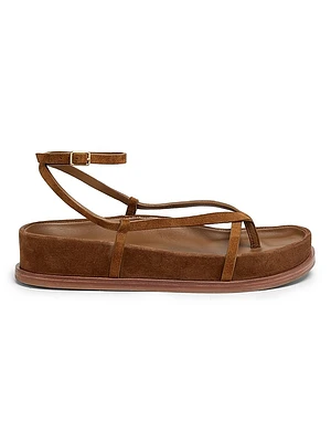 Sonny 30MM Suede Platform Sandals