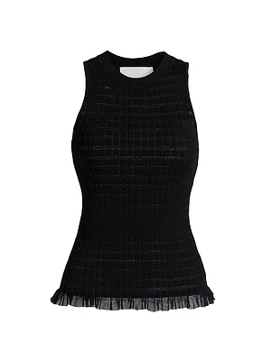 Textured Knit Tank Top