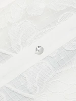 Corded Lace Organza Minidress