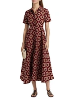 Feyi Printed Midi-Dress