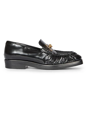 Sync-Glazed Leather Loafers