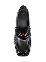 Sync-Glazed Leather Loafers