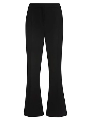 Slim-Fit Trousers with Bootcut Leg
