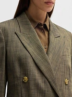Regular-Fit Double-Breasted Blazer