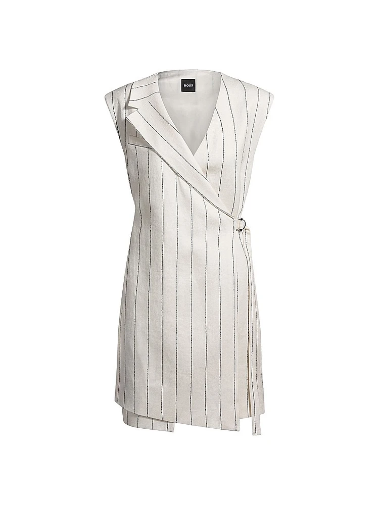 Wrap-Front Dress