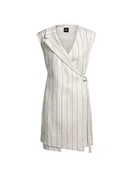 Wrap-Front Dress