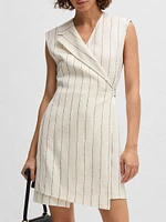 Wrap-Front Dress