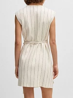 Wrap-Front Dress