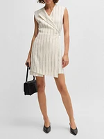 Wrap-Front Dress