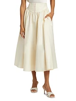 Polina Cotton Poplin Skirt