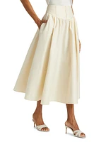 Polina Cotton Poplin Skirt