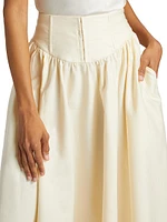 Polina Cotton Poplin Skirt
