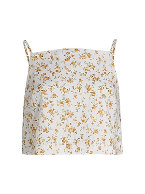 Kerri Linen Crop Top