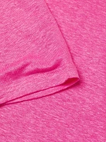 Stretch-Linen Boatneck Top