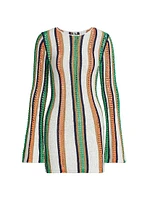 May Striped Knit Minidress
