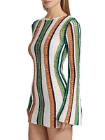 May Striped Knit Minidress