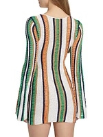 May Striped Knit Minidress