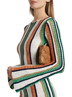 May Striped Knit Minidress