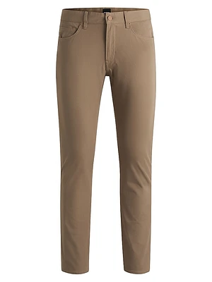 Delaware Slim-Fit Trousers Performance-Stretch Fabric