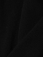 Ribbed Wool-Blend Zip-Up Shirt Jacket