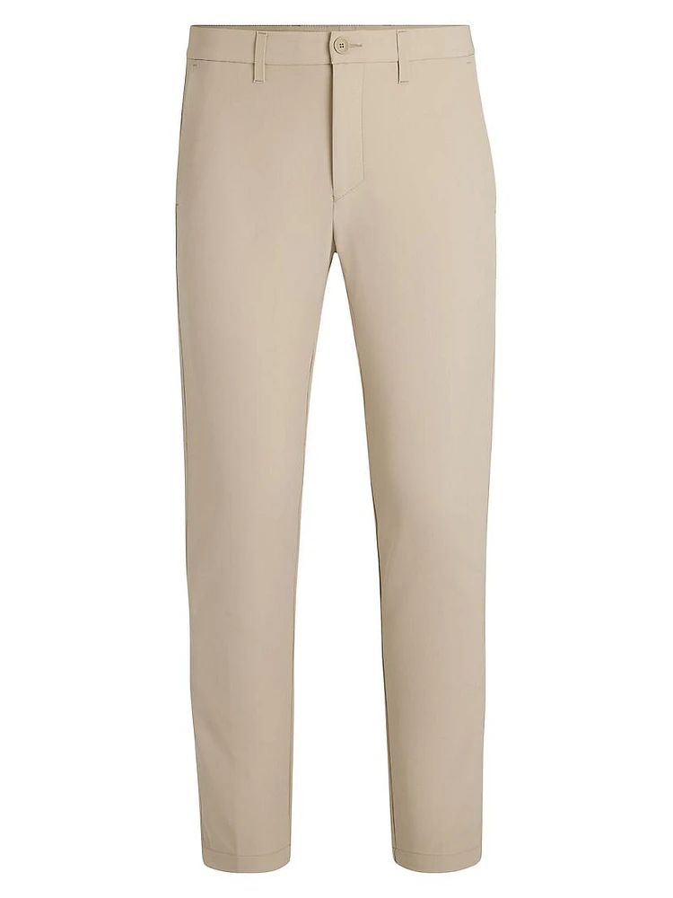 Slim-Fit Pants Water-Repellent Stretch Fabric