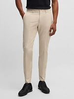 Slim-Fit Pants Water-Repellent Stretch Fabric