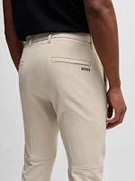 Slim-Fit Pants Water-Repellent Stretch Fabric