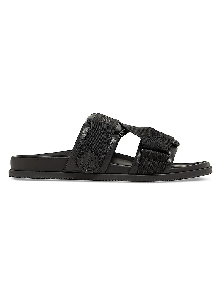 Mon Summer Slides Nappa Leather