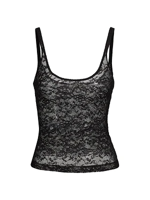Vinka Lace Semi-Sheer Tank