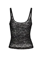Vinka Lace Semi-Sheer Tank