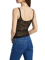 Vinka Lace Semi-Sheer Tank