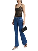 Vinka Lace Semi-Sheer Tank