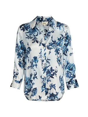 Dani Floral Silk Shirt