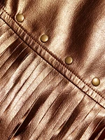 Karolina Studded Fringe Skirt
