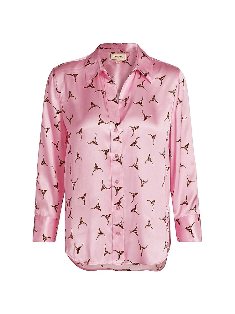 Dani Three-Quarter-Sleeve Blouse