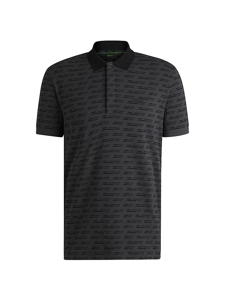 Paddy Polo Shirt Printed Stretch Cotton